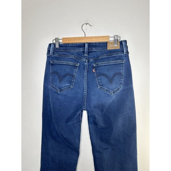 Levis 529 Curvy Bootcut Denim Jeans Women’s Dark Blue Wash Size 10 - Picture 9 of 14